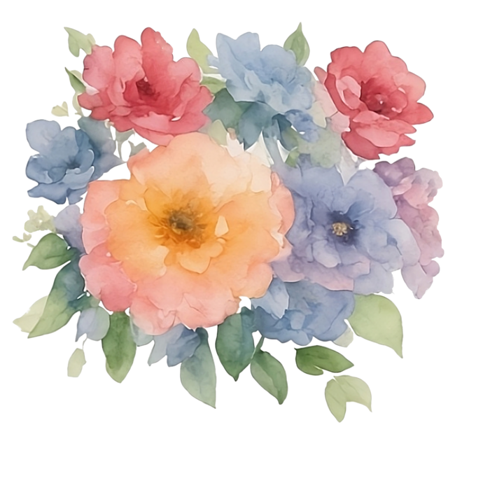 Watercolor Flowers Clipart PNGs for Free Download