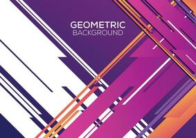 modern geometric background minimalist design gradient purple vector