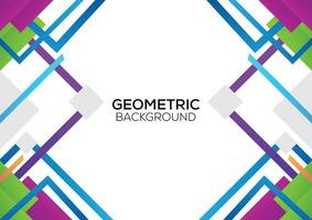 modern geometric background design minimalist gradient line color vector