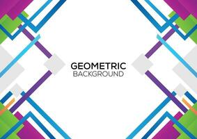 modern geometric background design minimalist gradient line color vector