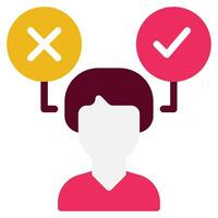 Decision Making icon vector