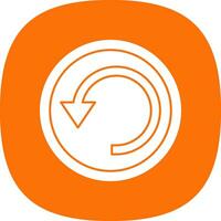 Circular Arrow Vector Icon Design