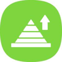 Pyramid CHart Vector Icon Design