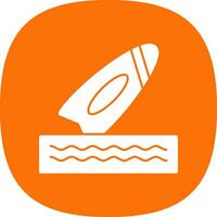 Surfboard Vector Icon Design