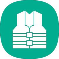 Life Jacket Vector Icon Design