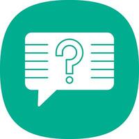 Question Vector Icon Design