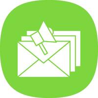 Email Marketing Vector Icon Design