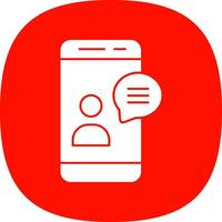 Online CHat Vector Icon Design