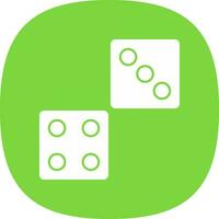 Dice Vector Icon Design
