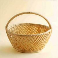 clean basket design AI generated image photo