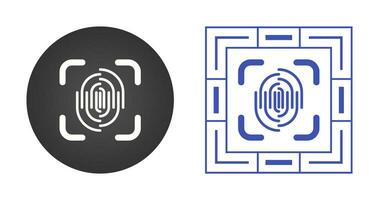Fingerprint Vector Icon