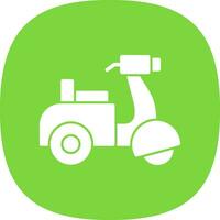 Scooter Vector Icon Design