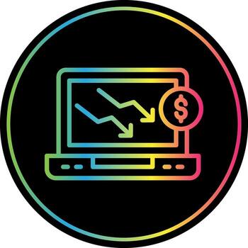 Decrease Vector Icon Design