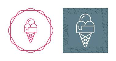 icono de vector de helado