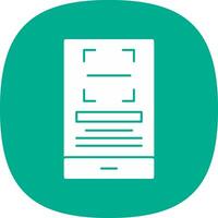 Qr Scan Vector Icon Design