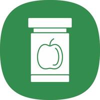 Apple Jam Vector Icon Design