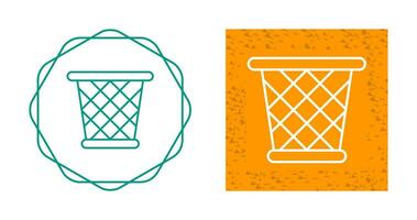 Paper Bin Vector Icon