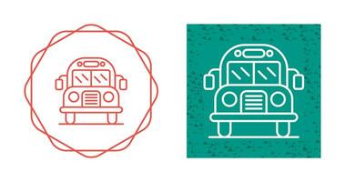 School Bus Vector Icon