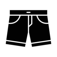 Shorts Vector Glyph Icon For Personal And Commercial Use.