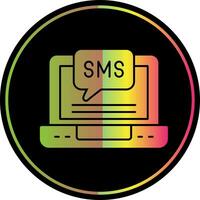 diseño de icono de vector de sms