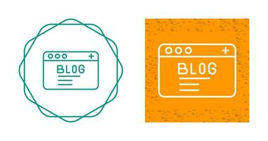 Blog Vector Icon