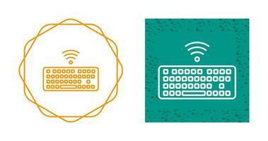 Wireless Keyboard Vector Icon