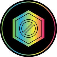 Wrong Way Vector Icon Design