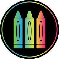 diseño de icono de vector de crayones