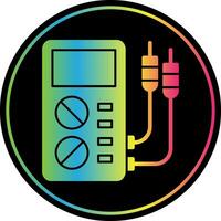 Voltmeter Vector Icon Design