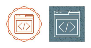 Web Programing Vector Icon