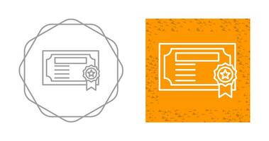 Certificate Vector Icon
