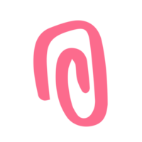 pink swirl element png