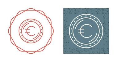 icono de vector de moneda euro