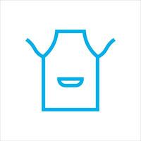 apron icon vector illustration symbol