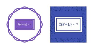 Solving Formula Vector Icon