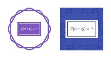 Solving Formula Vector Icon