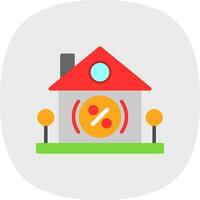 House Loan Vector Icon Design