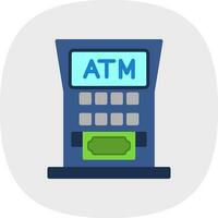 Atm Machine Vector Icon Design