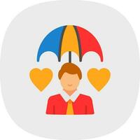 Life Insurance Vector Icon Design