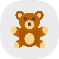 Teddy Bear Vector Icon Design