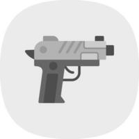 Pistol Vector Icon Design