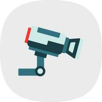 Security Camera Vector Icon Design