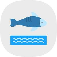 diseño de icono de vector de pescado