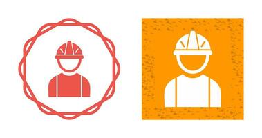 Construction Worker Vector Icon