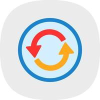 Refresh Arrow Vector Icon Design