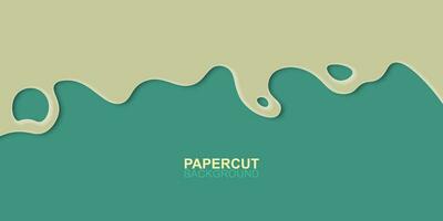 Modern  papercut background. vector