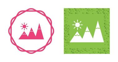 Mountains Vector Icon