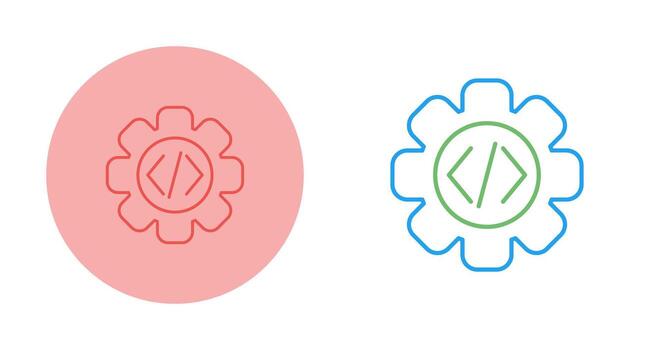 icono de vector de codificación