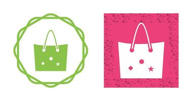 Bag with Tags Vector Icon