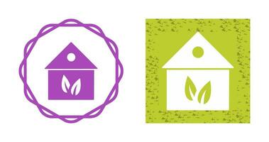 Green House Vector Icon